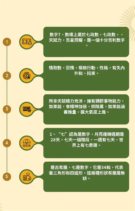 7數字吉凶|周易數理：7這個數字的吉凶